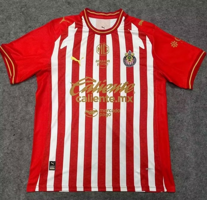 26-27 Chivas Guadalajara Red White Special Edition Fans Soccer Jersey