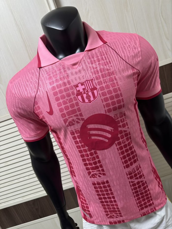 26-27 BAR Pink Special Edition Player Version Soccer Jersey