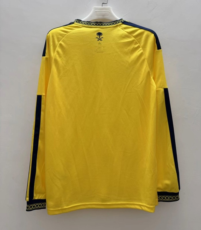 26-27 AL-Nassr Home Leaked Edition Long Sleeve Fans Soccer Jersey (长袖)