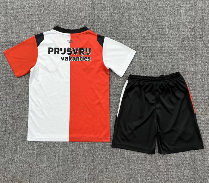 26-27 Feyenoord Home Kids Soccer Jersey