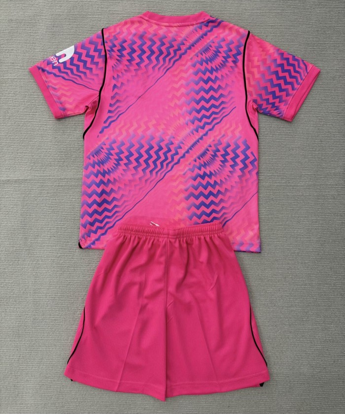 26-27 TOT Pink GoalKeeper Kids Soccer Jersey