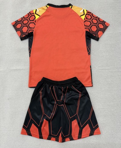 26-27 Marseille Orange GoalKeeper Kids Soccer Jersey
