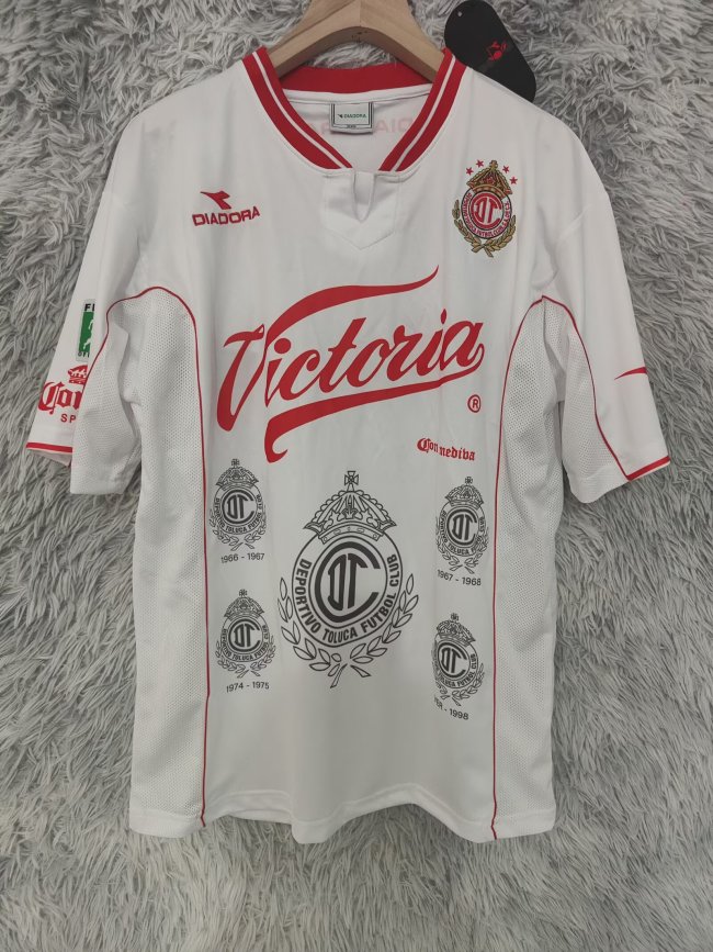 1998-1999 Toluca Away Fans Soccer Jersey