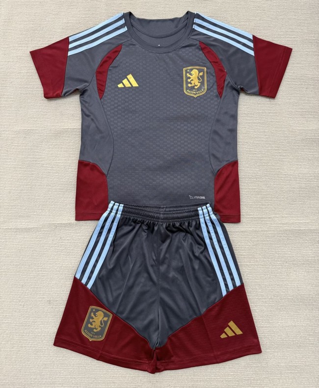 26-27 Aston Villa Training Kids Soccer Jersey