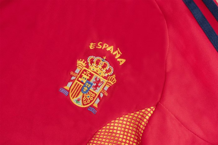 2002 Spain Home Retro Soccer Jersey