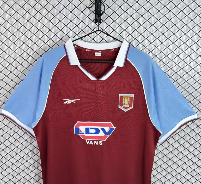 1998-1999 Aston Villa Home Retro Soccer Jersey