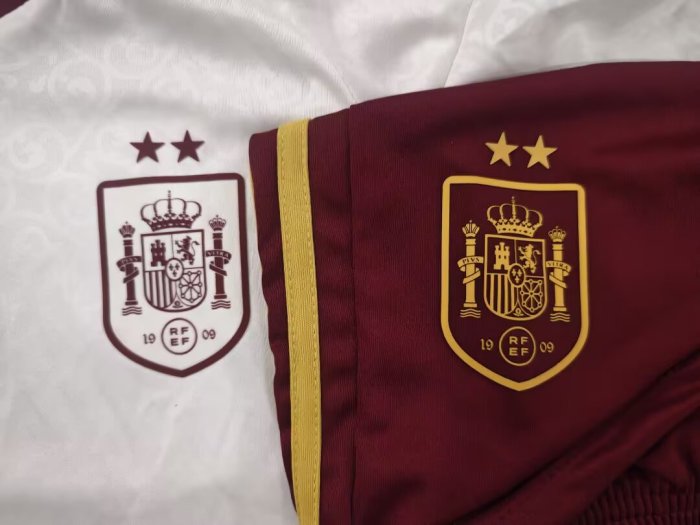 2026 World Cup Spain Away Kids Soccer Jersey (With 2 Star)*两颗星