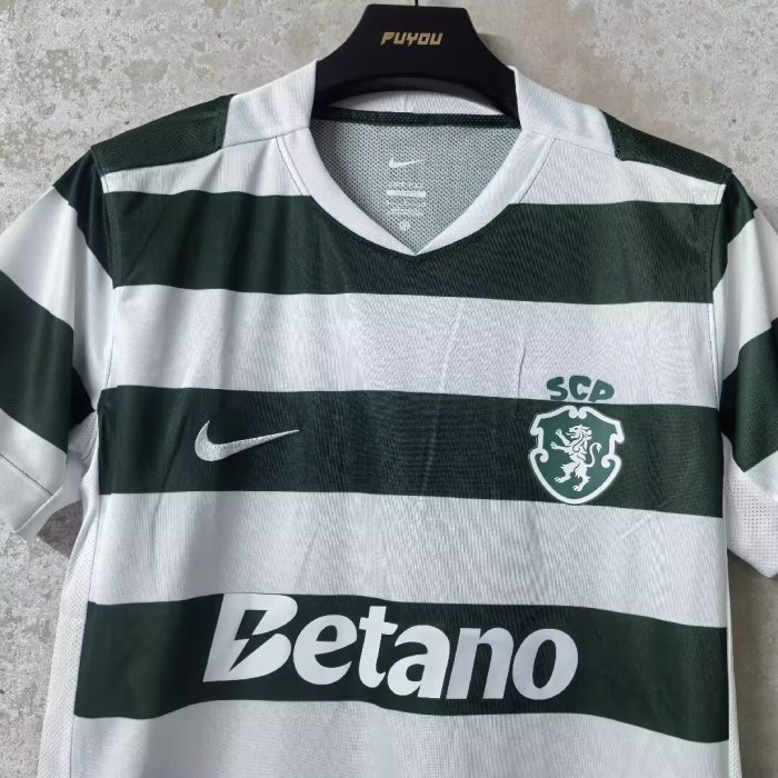 26-27 Sporting Lisbon Home Fans Soccer Jersey