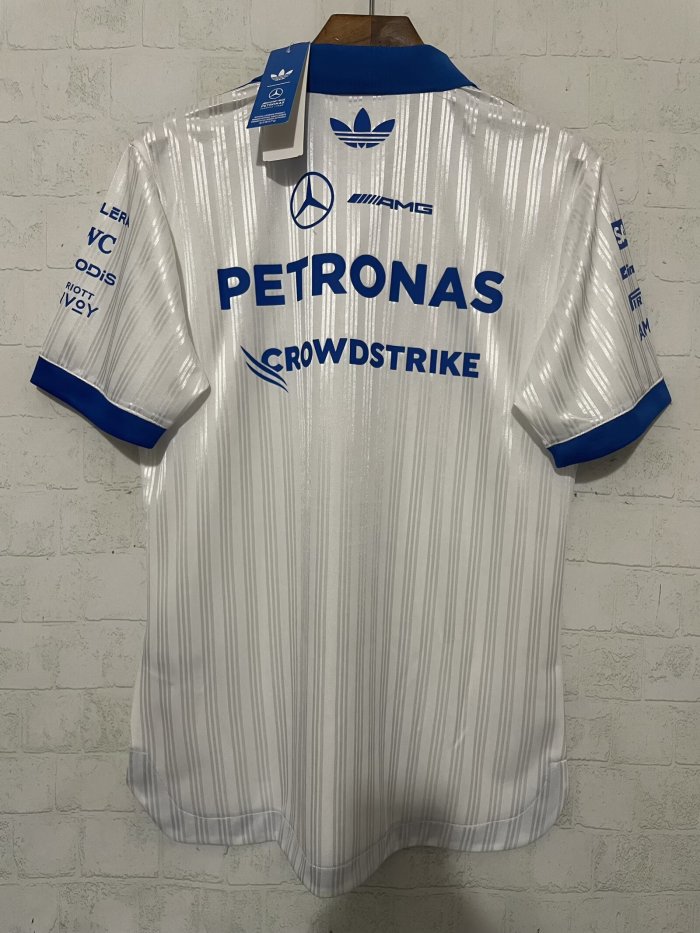 2026 Benz New Pattern Player Version Short Sleeve Racing Suit*有领