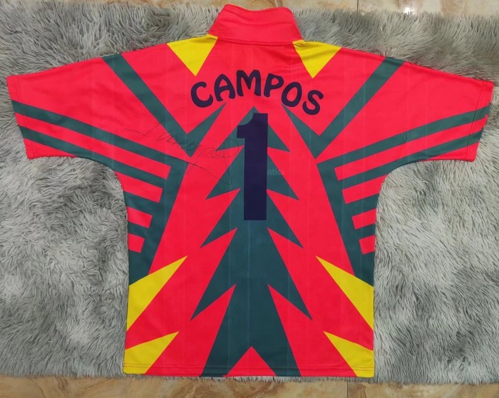 1994-1995 Mexico Goalkeeper  Retro Soccer Jersey