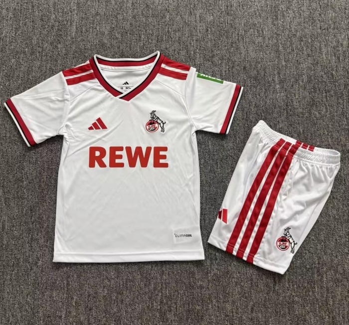 26-27 FC Köln Home Kids Soccer Jersey