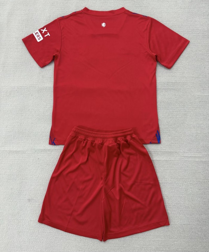 26-27 Rangers Red GoalKeeper Kids Soccer Jersey
