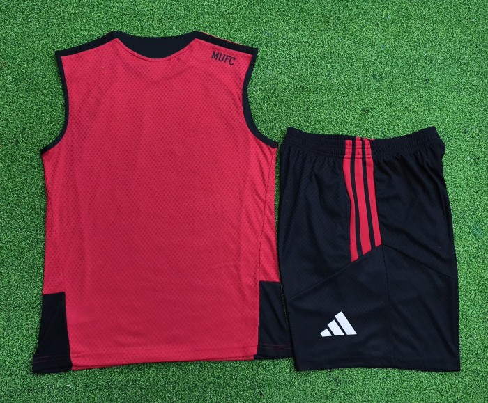 26-27 Manchester United High Quality Player Version Tank Top And Shorts Suit  (球员套装)
