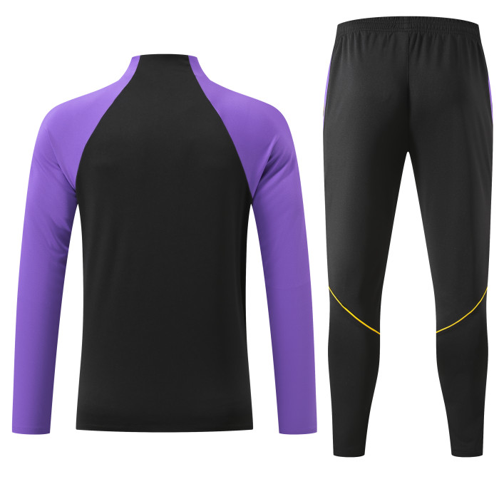 26-27 Barcelona High Quality Half Pull Tracksuit