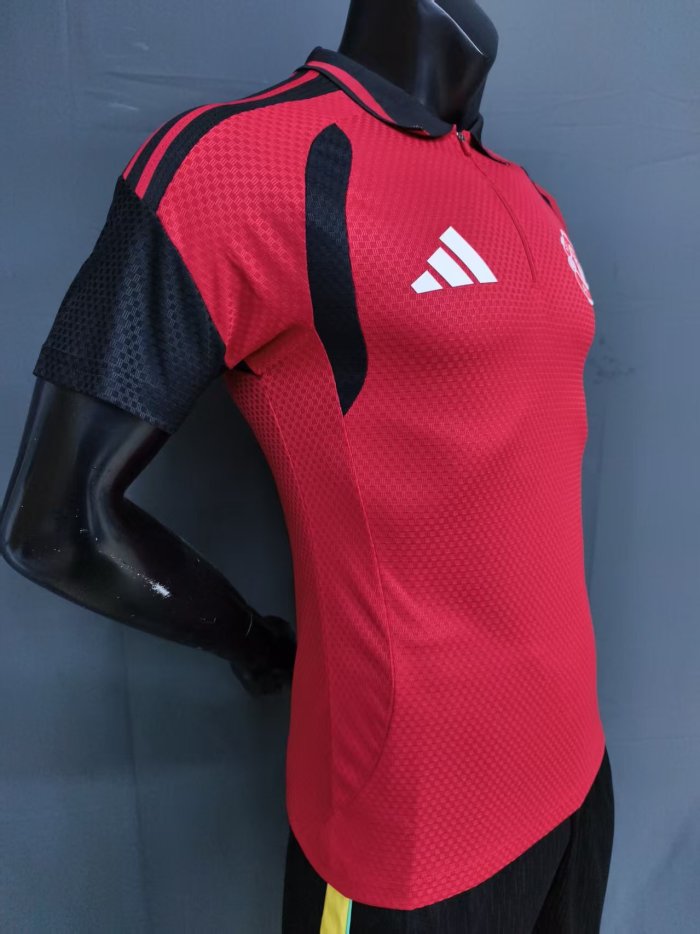 26-27 Manchester United Red Special Edition Player Version Half Pull Training shirts
