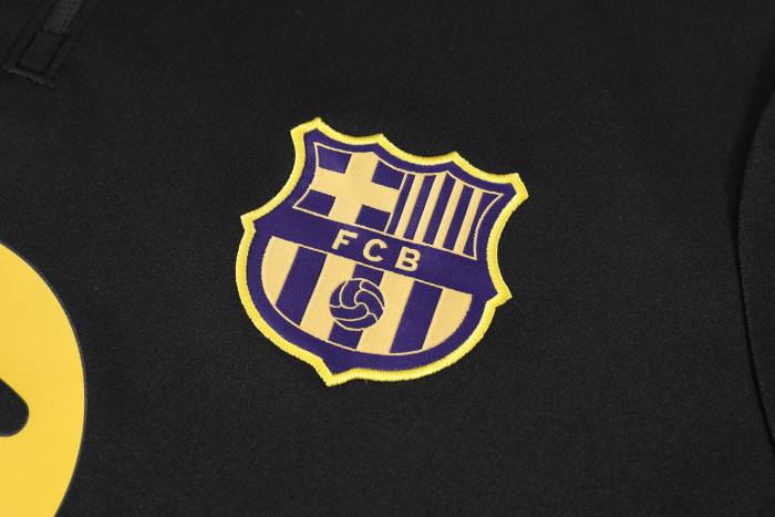26-27 Barcelona High Quality Half Pull Tracksuit