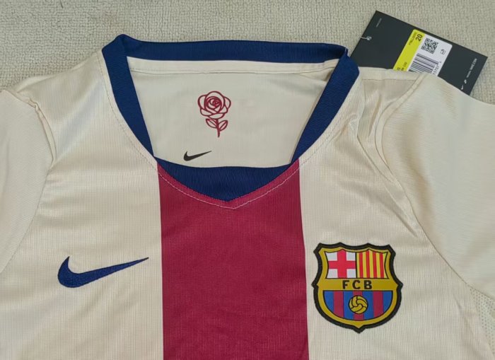 26-27 Barcelona Fourth Leaked Edition Kids Soccer Jersey
