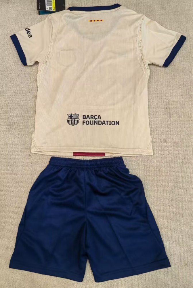 26-27 Barcelona Fourth Leaked Edition Kids Soccer Jersey