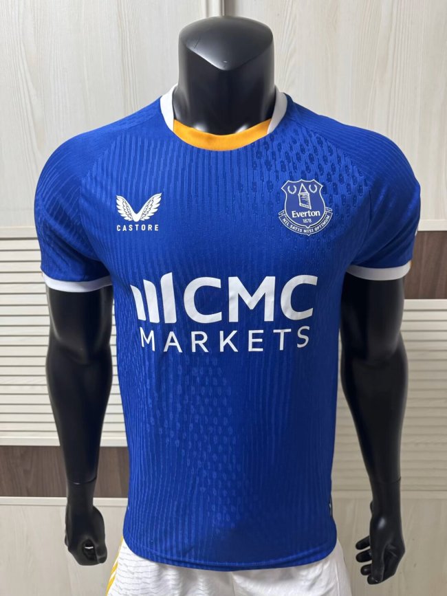 26-27 Everton Home Player Version Soccer Jersey