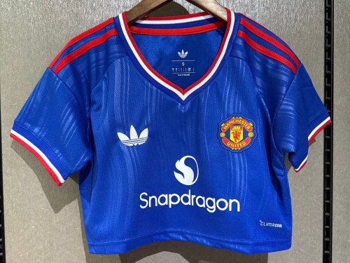 26-27 Manchester United Away Women Cheerleading Short-sleeved (女)