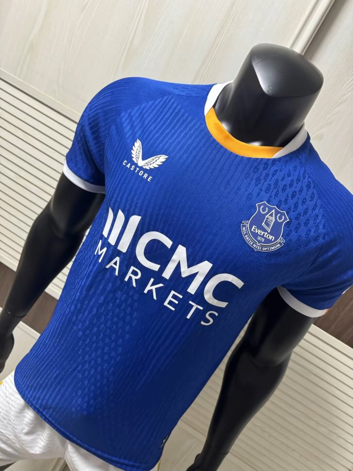 26-27 Everton Home Player Version Soccer Jersey