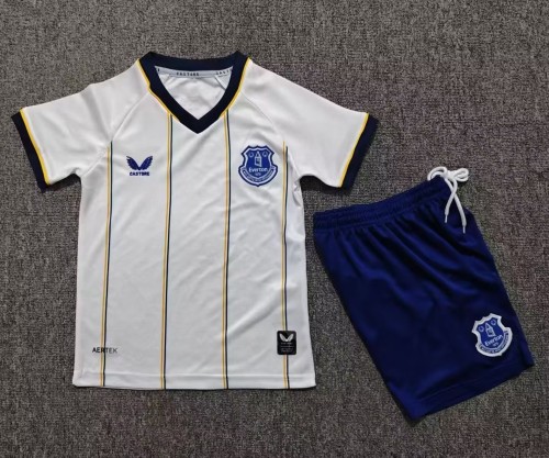 26-27 Everton Away Kids Soccer Jersey