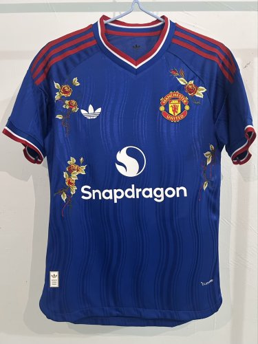 26-27 Manchester United Away Embroidered Version Player Version Soccer Jersey
