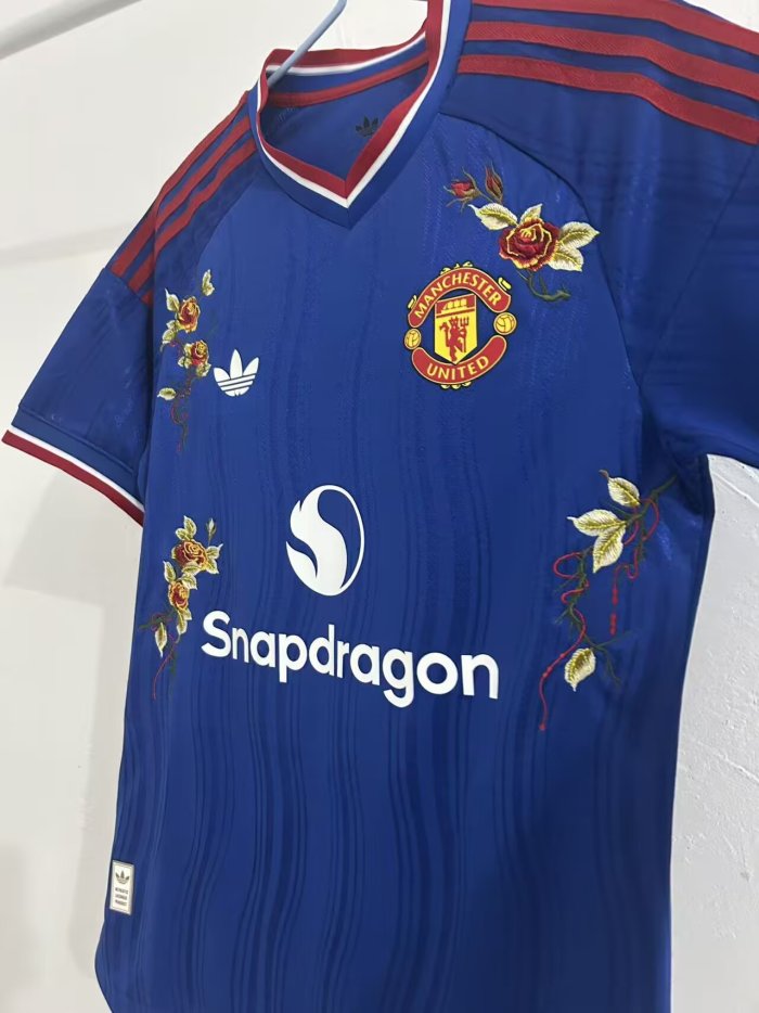 26-27 Manchester United Away Embroidered Version Player Version Soccer Jersey