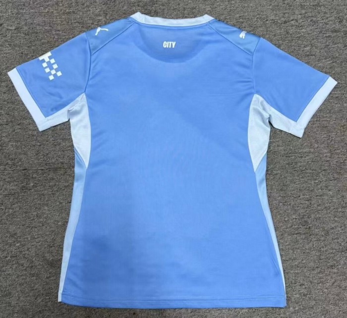 26-27 Manchester City Home Women Fans Soccer Jersey (女)