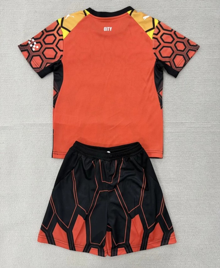26-27 Manchester City Orange Goalkeeper Adult Suit
