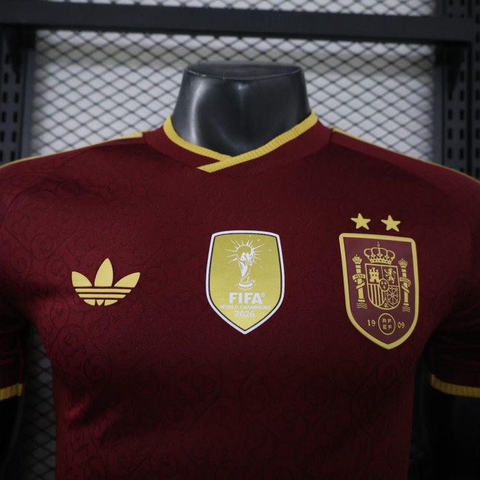 2026 Spain Third Leaked Edition Player Version Soccer Jersey (With 2 Star)*两颗星