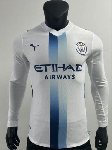 26-27 Manchester City Third Leaked Edition Long Sleeve Player Version Soccer Jersey*长袖球员