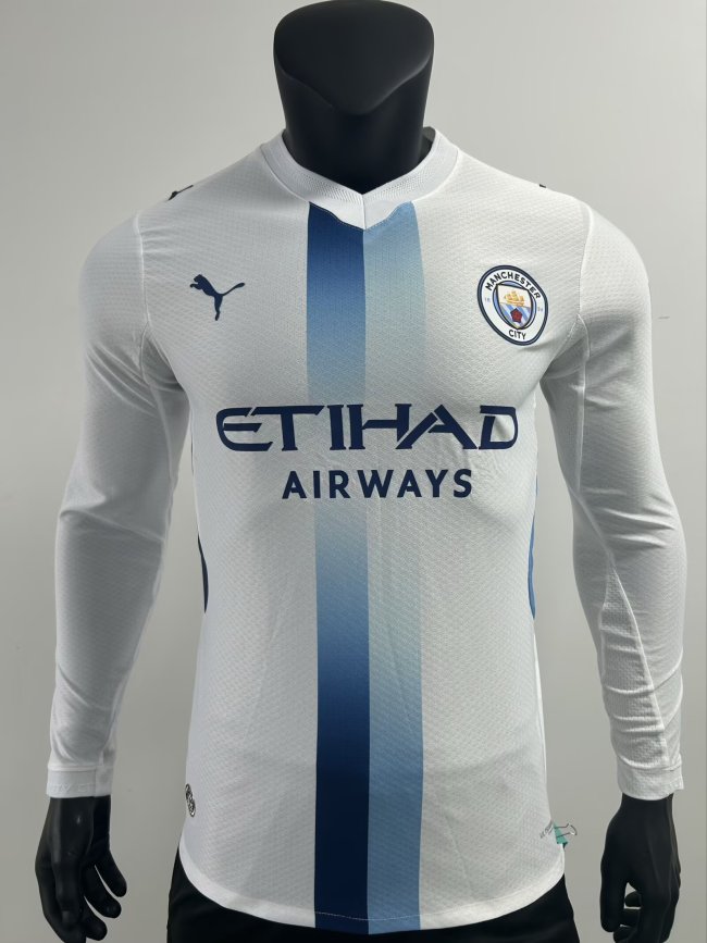 26-27 Manchester City Third Leaked Edition Long Sleeve Player Version Soccer Jersey*长袖球员