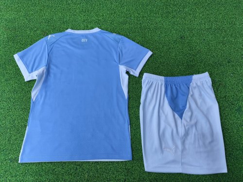 26-27 Manchester City Home Kids Player Version Soccer Jersey (球员童装)