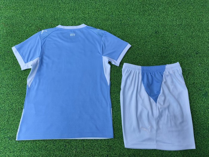 26-27 Manchester City Home Kids Player Version Soccer Jersey (球员童装)