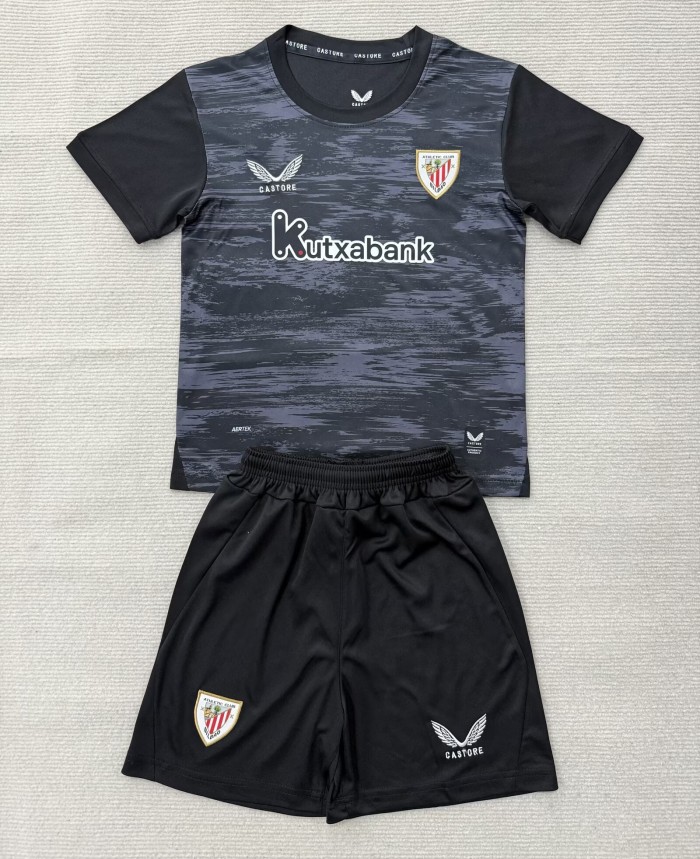 26-27 Bilbao Black GoalKeeper Adult Suit