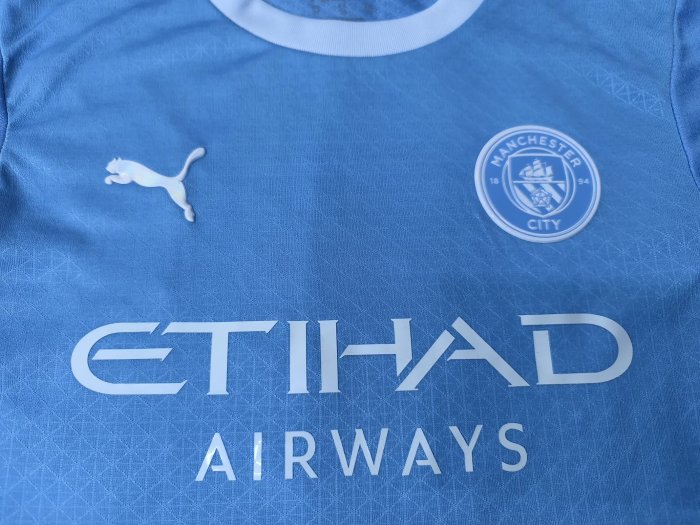 26-27 Manchester City Home Kids Player Version Soccer Jersey (球员童装)