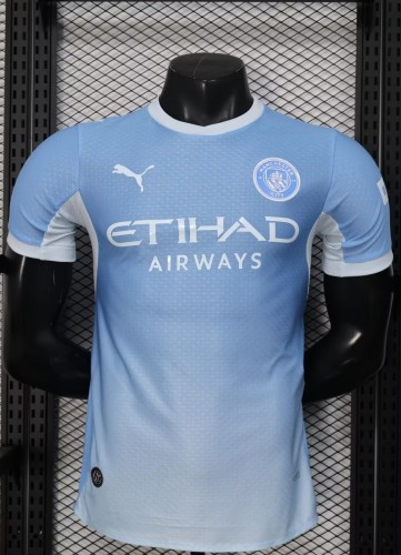 26-27 Manchester City Home Player Version Soccer Jersey
