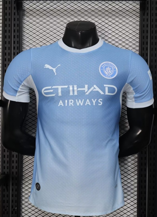 26-27 Manchester City Home Player Version Soccer Jersey