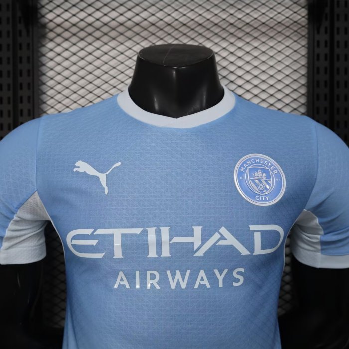 26-27 Manchester City Home Player Version Soccer Jersey