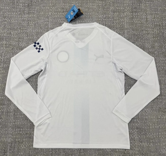 26-27 Manchester City Third Leaked Edition Long Sleeve Fans Soccer Jersey (长袖)