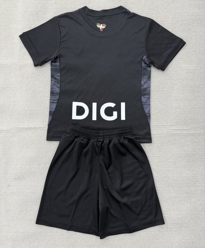 26-27 Bilbao Black GoalKeeper Adult Suit