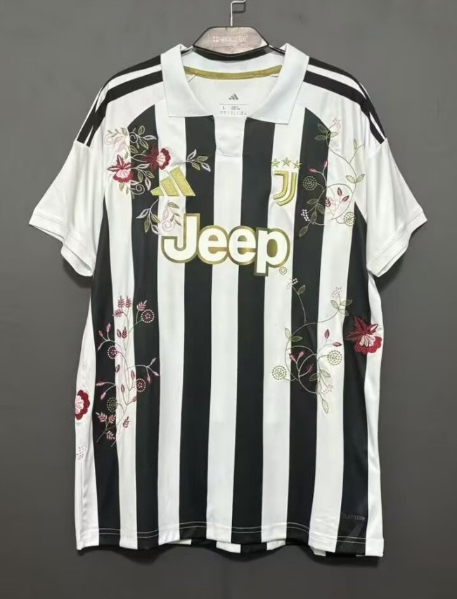 26-27 Juventus Home Embroidered Version Fans Soccer Jersey
