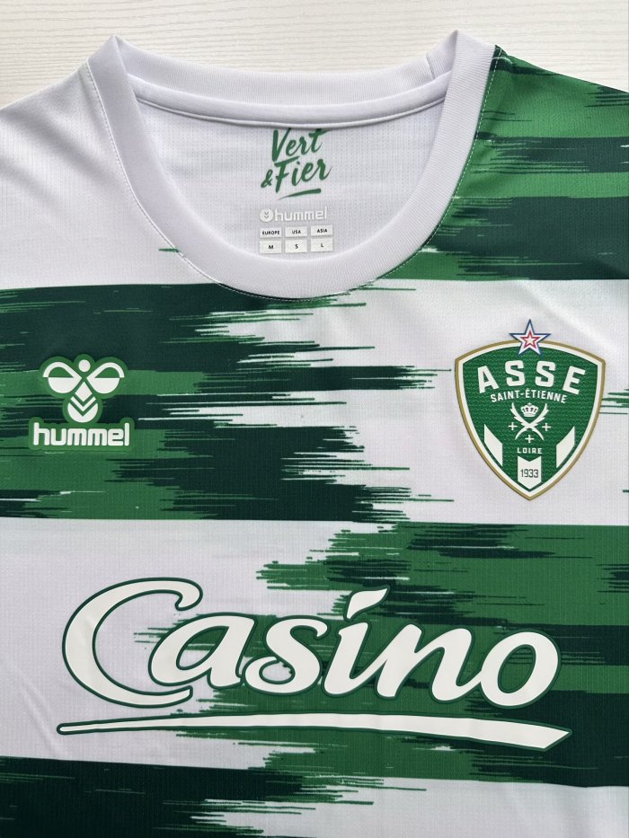 26-27 Saint Etienne Green White Special Edition Fans Soccer Jersey