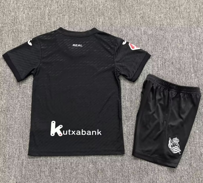 26-27 Real Sociedad Away Kids Soccer Jersey