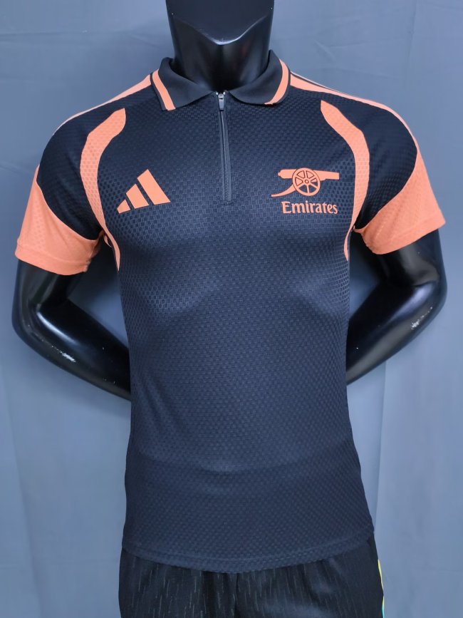 26-27 Arsenal Black Player Version Half Pull Training shirts