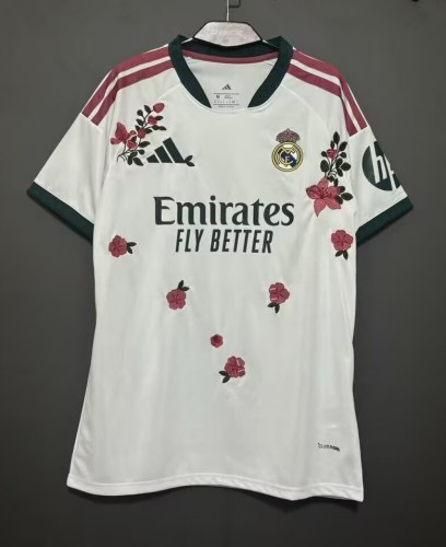 26-27 Real Madrid Home Embroidered Version Fans Soccer Jersey