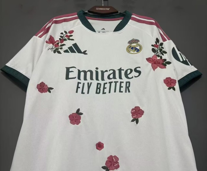 26-27 Real Madrid Home Embroidered Version Fans Soccer Jersey