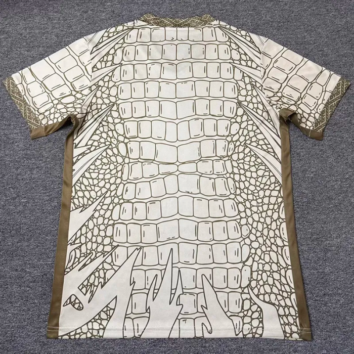 26-27 Brazil Khaki Special Edition Fans Training shirts (鳄鱼图 )