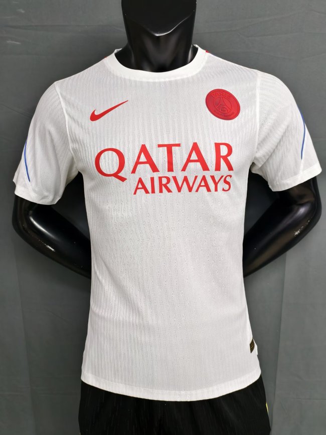 26-27 Paris Saint-Germain White Player Version Training shirts